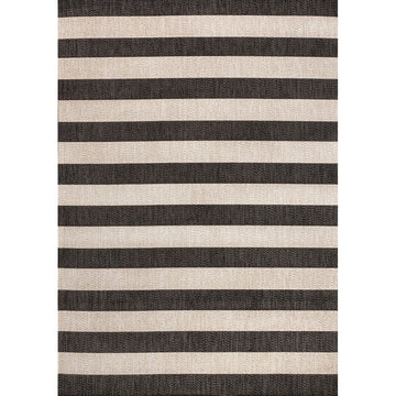 Negril Two-tone Wide Stripe Indoor/outdoor Area Rug